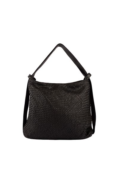 USHA Festival Geflochtene Ledertasche