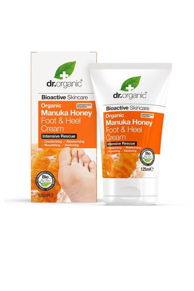 Dr. Organic Cremă pentru picioare și călcâie cu miere de Manuka Dr. Organic 1...