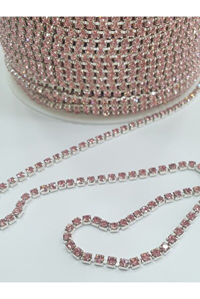 CRYSTALSHOP Panglică de piatră - Ss12 (2,5 mm) roz (5 metri)