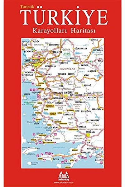 Arkadaş Yayınları Turistik Türkiye Karayolları Haritası / Derleme / / 9789755...