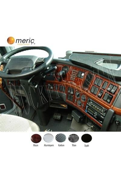 meriç cockpit design Meriç ®   Volvo Fh 12 Front Glove Box Coating Glossy Black 23 Piece 2002-2016