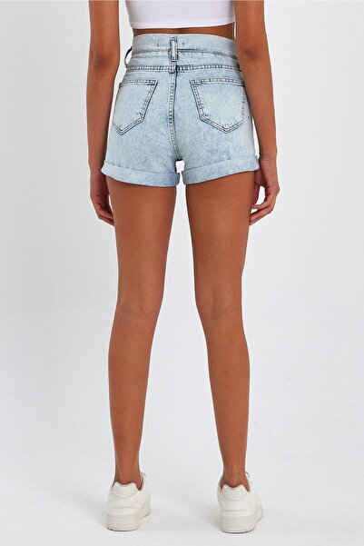 ALEXANDERGARDI Özel Koleksiyon Denim Mini Şort (4012s)