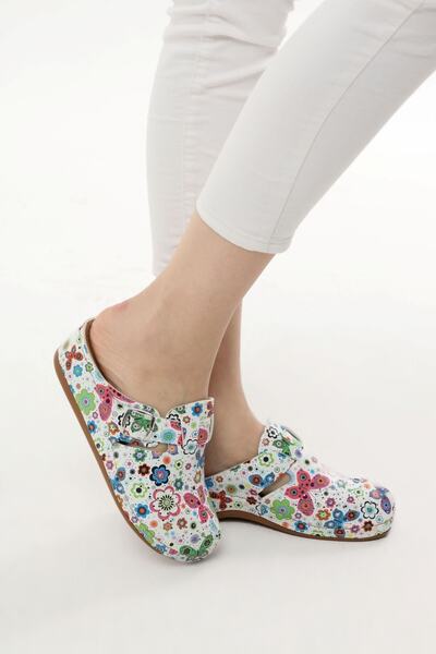 Fatex Butterfly Patterned Home Hospital Sabo Slippers
