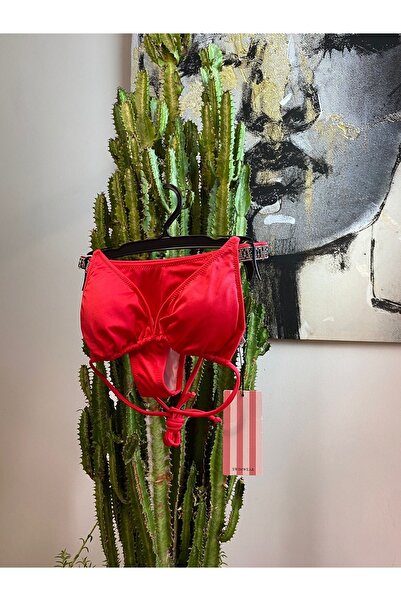 İlaydaButik Taşlı Brazilian Model Üçgen Bikini Takım