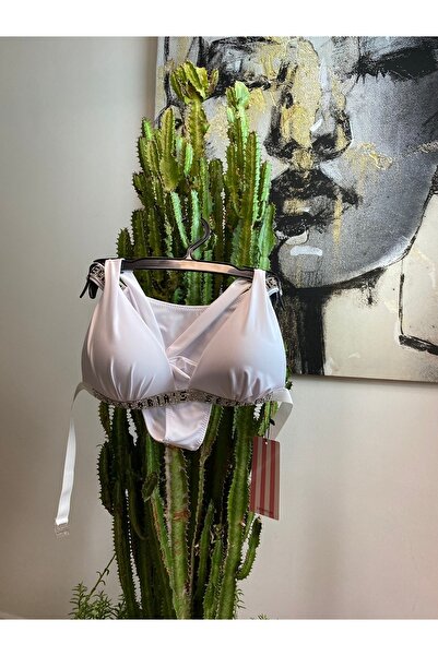 İlaydaButik Taşlı Destekli Dolgulu Brazilian Bikini Takım