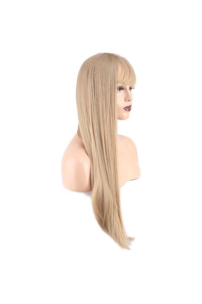 KONAK PERUK Long Fiber Synthetic Wig with Straight Perch - Honey Foam