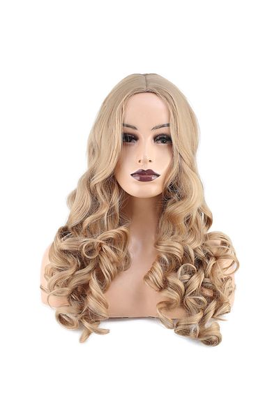 KONAK PERUK Long Fiber Synthetic Wavy Wig - Honey Foam