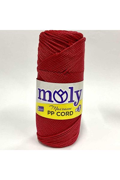 Moly Πολυεστερικό νήμα μακραμέ κόκκινο (100 γρ.)