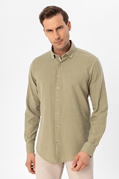 SÜVARİ Кутовий манжет Slimfit Пряма сорочка