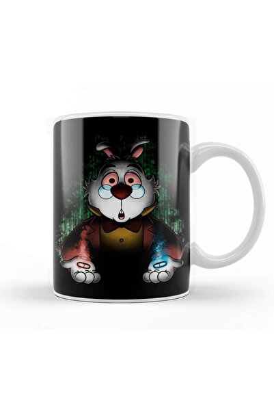 Baskı Dükkanı كوب بورسلين على شكل أرنب أبيض