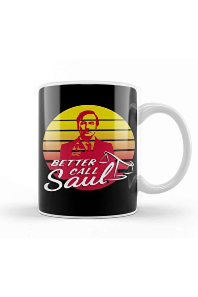 Baskı Dükkanı كوب بورسلين بتصميم Better Call Saul Vaporwave