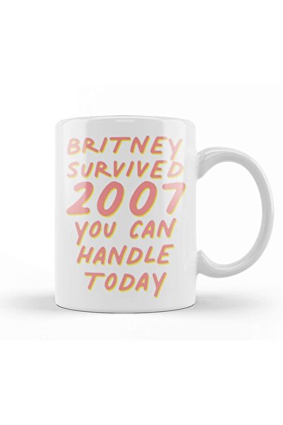 Baskı Dükkanı بريتني نجت من عام 2007، يمكنك التعامل مع اليوم 02 كوب بورسلين