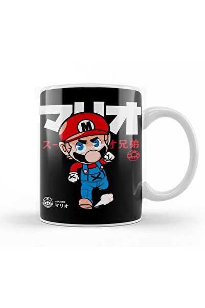 Baskı Dükkanı كوب سوبر ماريو بورسلين