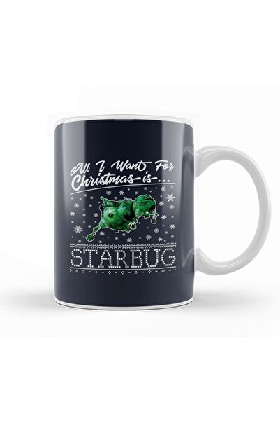 Baskı Dükkanı كل ما أريده في عيد الميلاد هو كوب بورسلين زجاجي من Starbug Red ...