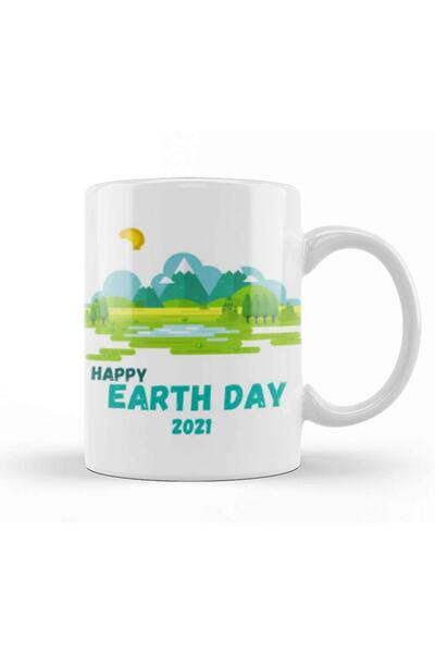 Baskı Dükkanı كوب بورسلين لعيد الأرض السعيد 2021