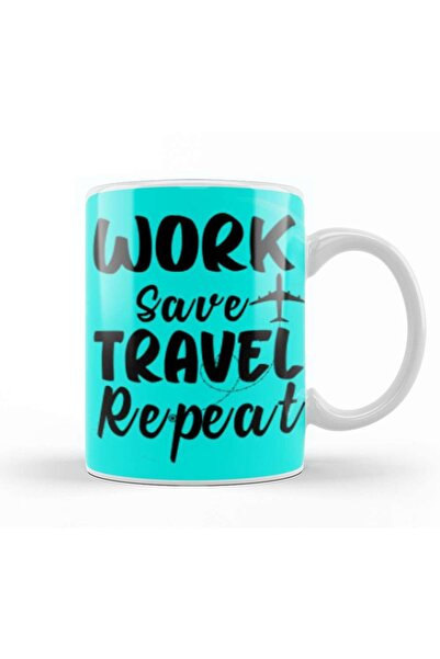 Baskı Dükkanı كوب بورسلين بتصميم هدية مرحة للسفر لمحبي رحلة السفر والمغامرين ...