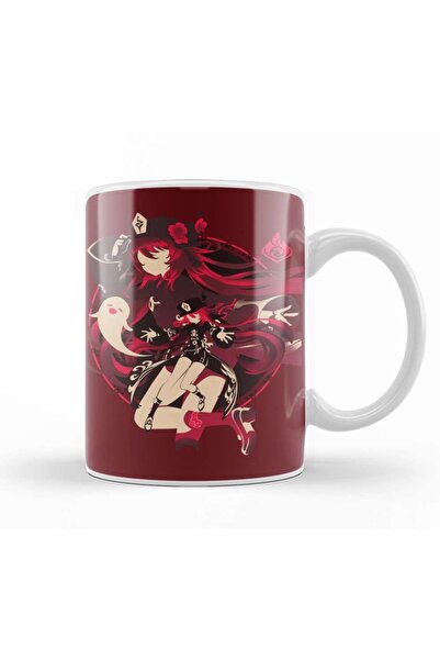 Baskı Dükkanı كوب جينشين إمباكت ملون من البورسلين