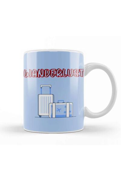 Baskı Dükkanı كوب بورسلين بتصميم هدية مرحة للسفر لمحبي رحلة السفر والمغامرين ...