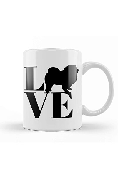 Baskı Dükkanı كوب تشاو تشاو دوج لوف تشاو تشاو من البورسلين