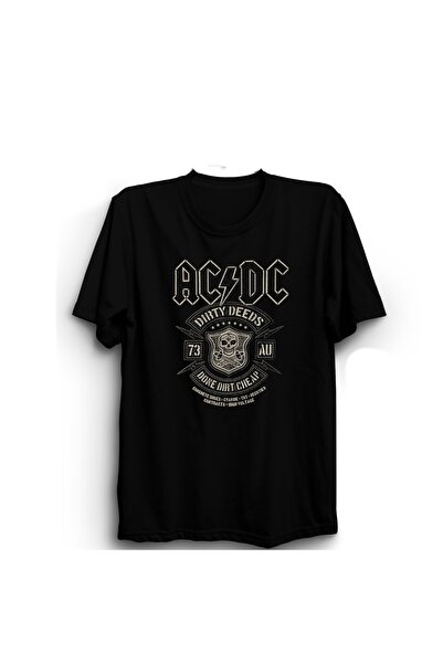 The Fame Tricou ACDC, Dirty Deeds, VRS73 Rock Metal Band