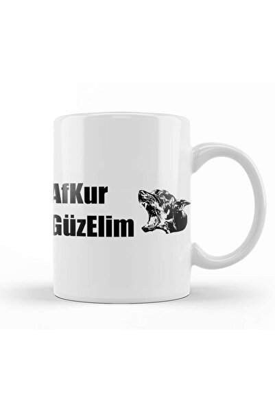 Afkur Güzelim Black Sea Mug Porcelain