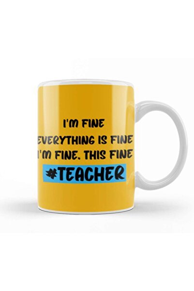 Baskı Dükkanı هدية المعلم تعلم إلهام العلوم طالب المدرسة كوب إلهام كوب بورسلين