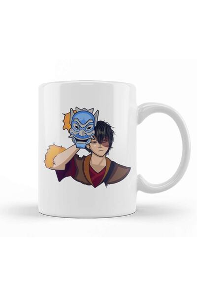 Baskı Dükkanı كوب من البورسلين بتصميم Avatar The Last Airbender The Prince Zuko