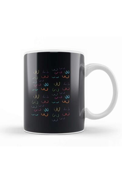 Baskı Dükkanı الثدي 06 القدح الزجاجي الخزف