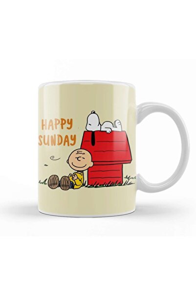 Baskı Dükkanı مج بيرفكت داي هابي صنداي سنوبي زجاجي من البورسلين