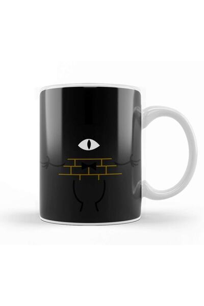 Baskı Dükkanı Gravity Falls Bill Cipher 01 Kupa Bardak Porselen