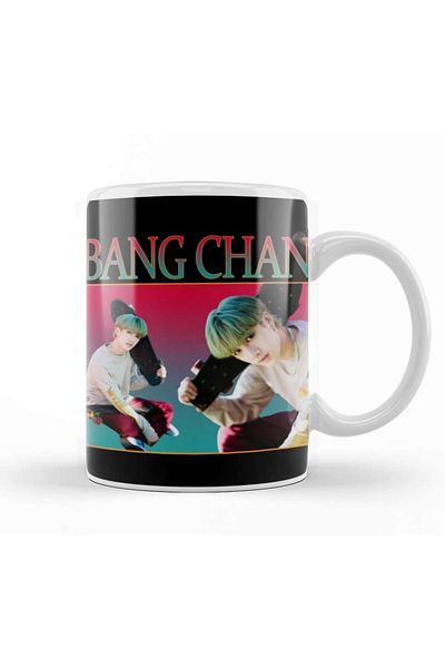 Baskı Dükkanı كوب بورسلين من Stray Kids Bang Chan Chibi