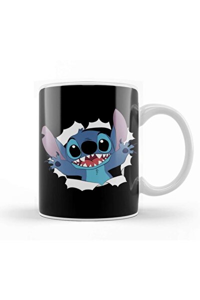 Baskı Dükkanı كوب مج آرتي ستيتش بورسلين