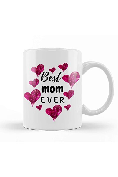 Baskı Dükkanı كوب بورسلين لهدايا عيد الأم أفضل أم على الإطلاق