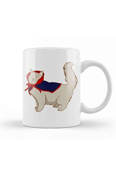 Baskı Dükkanı لطيف مصاص دماء القط هالوين مضحك مصاص دماء كيتي القدح كوب بورسلين