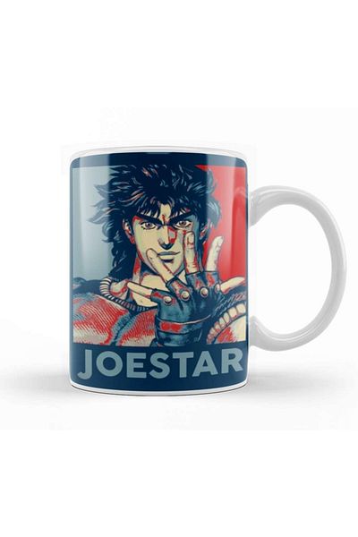 Baskı Dükkanı Joseph Joestar Mug Cup Porcelain