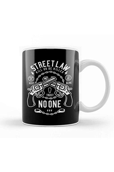 Baskı Dükkanı Street Law Mug Glass Porcelain