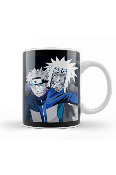 Baskı Dükkanı كوب ناروتو شيبودن نينجا ناروتو وجيرايا كوب بورسلين