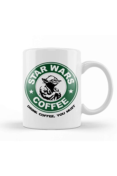 Baskı Dükkanı كوب حرب النجوم يودا كوب بورسلين