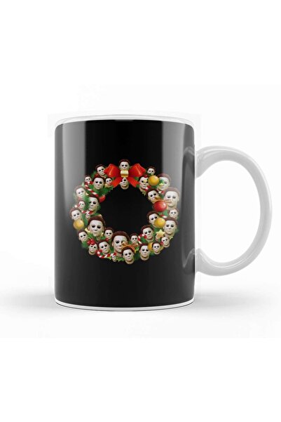 Baskı Dükkanı كوب من البورسلين لعيد الميلاد متعدد الطراز من مايكل مايرز