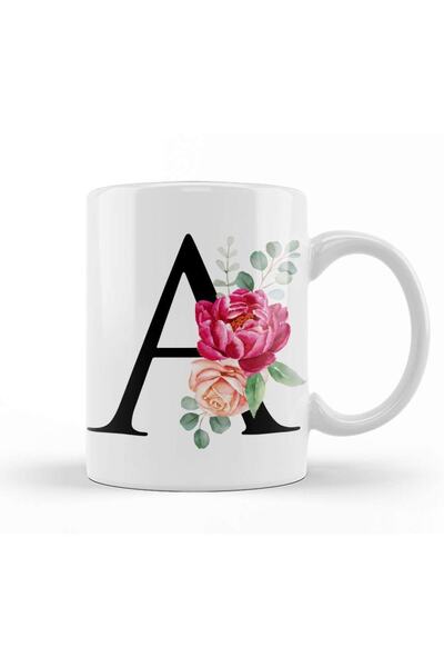 Baskı Dükkanı كوب حرف A كوب بورسلين