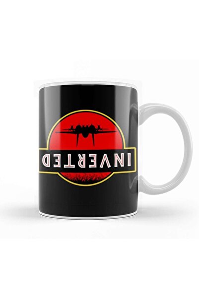 Baskı Dükkanı كوب بورسلين مقلوب من توب غان جوراسيك بارك