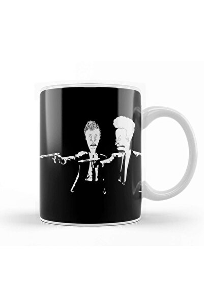 Baskı Dükkanı كوب بيفيز آند بوتثيد بالب الخيال من البورسلين الزجاجي