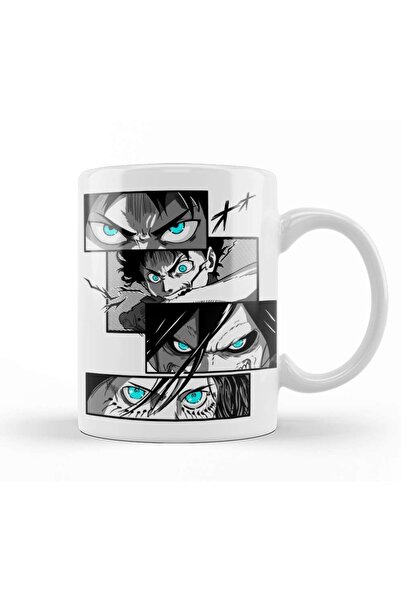 Baskı Dükkanı كوب بورسلين لهجوم التحول إرين ييغر على العمالقة شينجيكي نو كيوجين