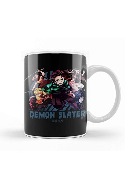 Baskı Dükkanı كوب بورسلين من Demon Slayer Kimetsu No Yaiba Anime