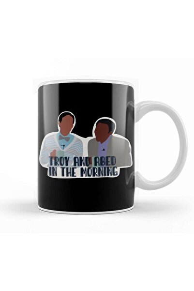 Baskı Dükkanı تروي وعابد في الصباح 01 كوب بورسلين