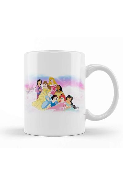 Baskı Dükkanı أميرات ديزني هم بشر بعد كل شيء، كوب بورسلين