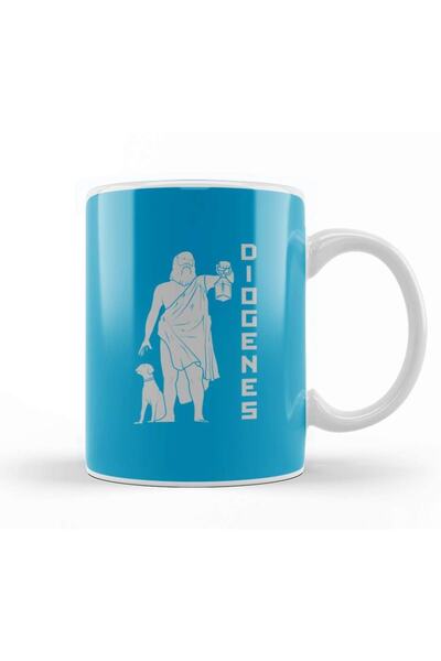 Baskı Dükkanı كوب بورسلين من Philosophy Diogenes