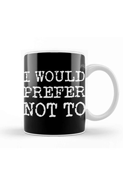 Baskı Dükkanı أنا أفضل عدم استخدام كوب بارتلبي الاحتجاجي المهذب المصنوع من ال...