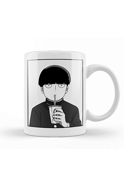 Baskı Dükkanı Mob Psycho Manga Panel Mug Glass Porcelain