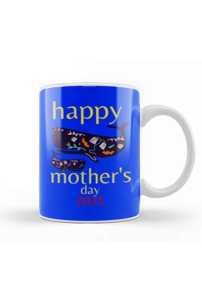 Baskı Dükkanı Mothers Day 2021 Mug Cup Porcelain